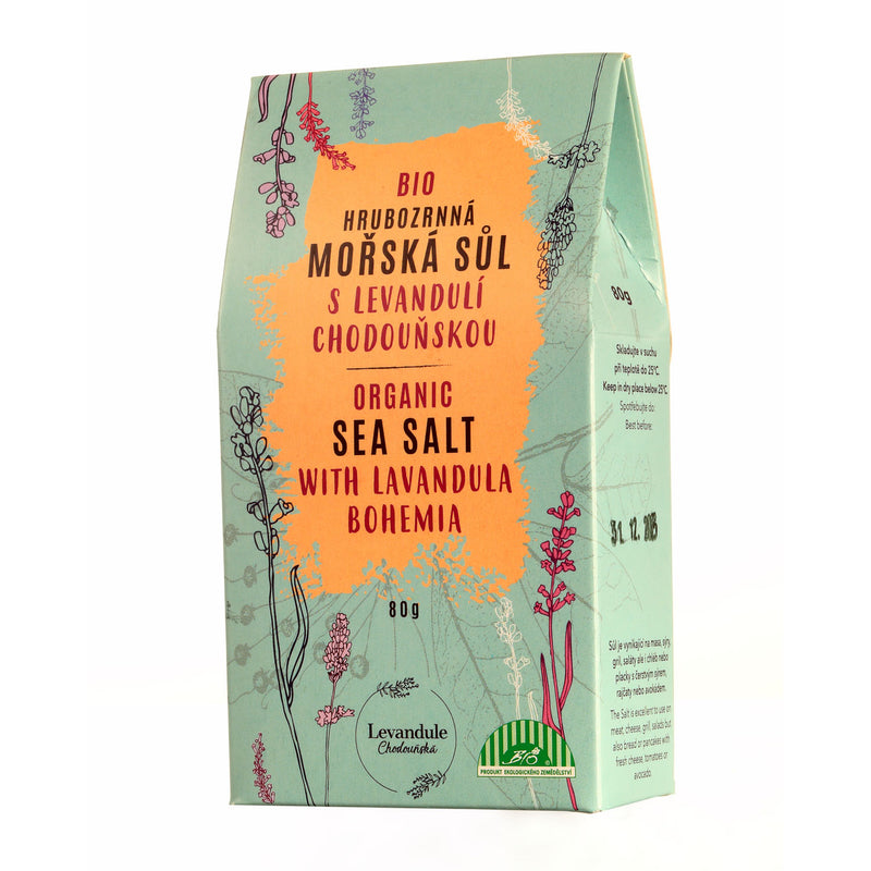 Grobkörniges Organic Meersalz mit Lavandula Bohemia®